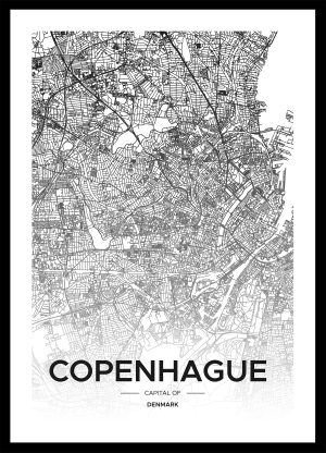 Mapa de Copenhague