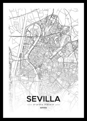 Mapa de Sevilla